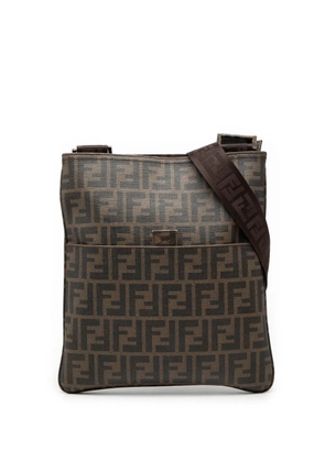 Fendi Pre-Owned 2000-2010 Zucca Spalmati crossbody bag - Brown