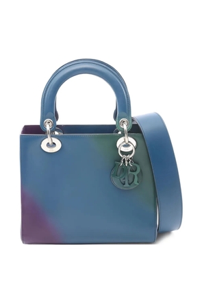 Christian Dior Pre-Owned Lady Dior leather tote bag - Blue