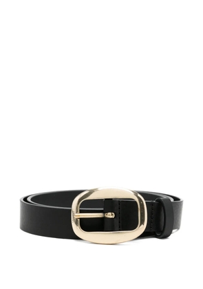 ISABEL MARANT oval buckle belt - Black