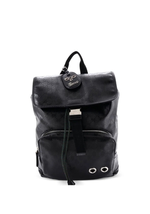 Gucci Pre-Owned Buckle GG Imprime Large backpack - Black