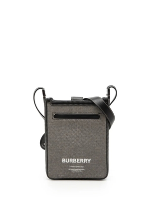 Burberry Pre-Owned 2018-2023 Canvas Horseferry Print crossbody bag - Black
