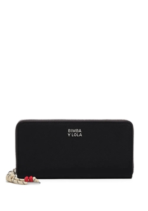 Bimba y Lola graphite zip purse - Black