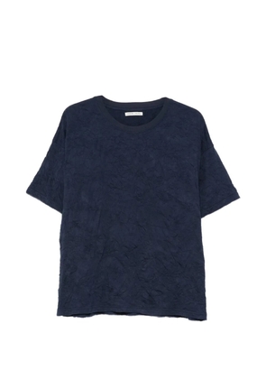 Carter Young boxy distressed T-shirt - Blue