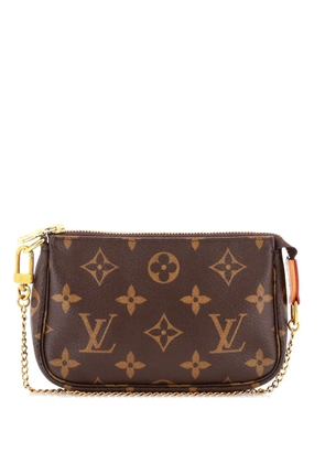 Louis Vuitton Pre-Owned Pochette Accessoires Monogram Canvas Mini clutch bag - Brown