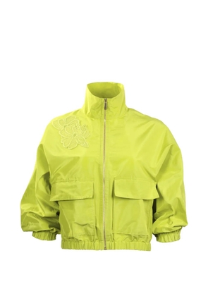 Silvia Tcherassi Donata floral-appliqué jacket - Yellow