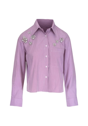 TWP embellished blouse - Purple