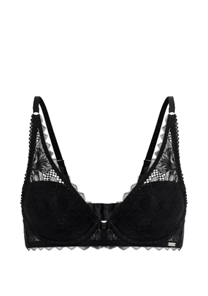 Emporio Armani lace-detail bra - Black