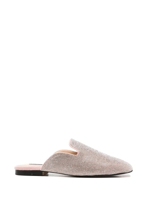 TWENTY FOURHAITCH Aukena embellished mules - Pink