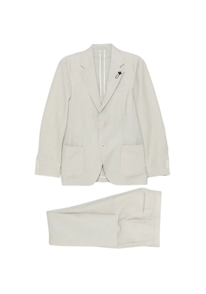 Lardini notched-lapel single-breasted suit - Neutrals