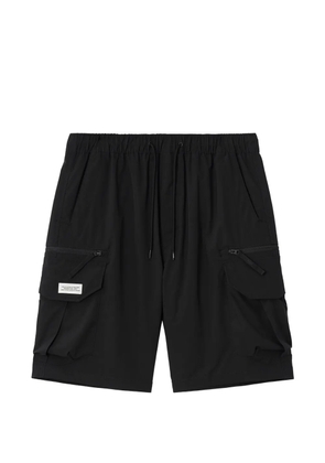 FINGERCROXX drawstring cargo shorts - Black