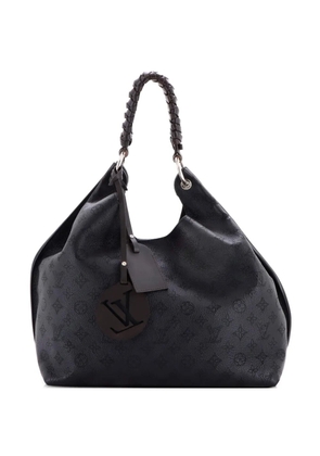 Louis Vuitton Pre-Owned Carmel Mahina Leather hobo bag - Black