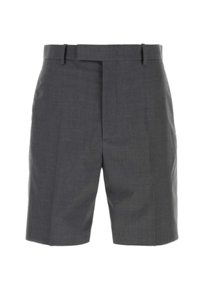 Jil Sander pleated bermuda shorts - Grey