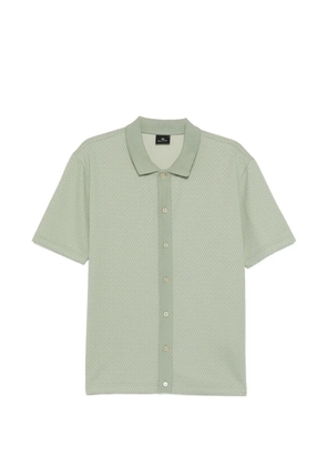 PS Paul Smith knitted button shirt - Green