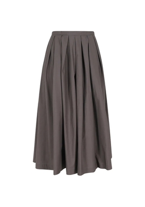 Roberto Collina pleated midi skirt - Grey