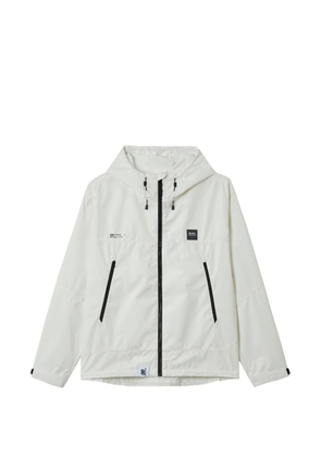 CHOCOOLATE zip-up hooded jacket - White