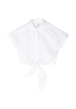 Adam Lippes Mila tie detail top - White
