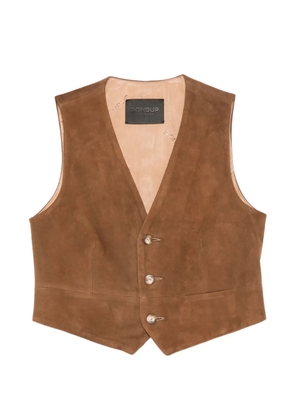 DONDUP V-neck waistcoat - Brown