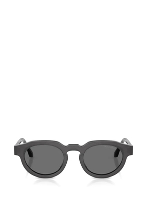 Giorgio Armani round-frame sunglasses - Grey