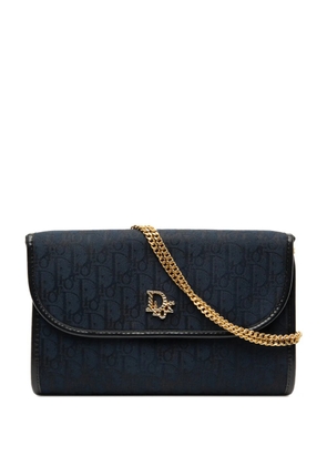 Christian Dior Pre-Owned 20th Century Diorissimo Trotter Canvas Chain crossbody bag - Blue