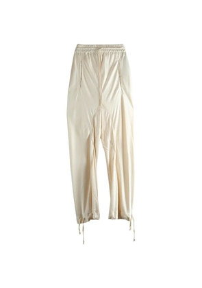 YEHUAFAN drawstring trousers - Neutrals