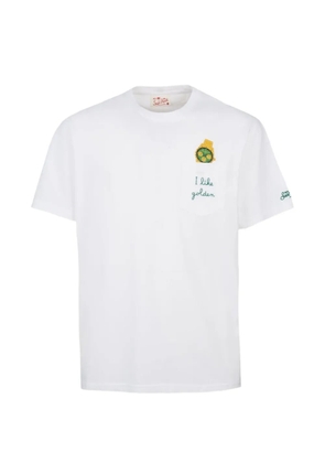 MC2 Saint Barth embroidered-pocket T-shirt - White