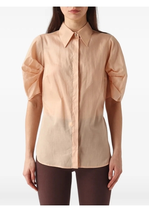 Elisabetta Franchi open-back shirt - Neutrals