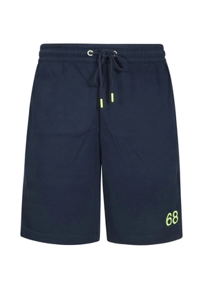 Sun68 drawstring logo track shorts - Blue