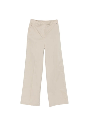 LIU JO logo-plaque trousers - Neutrals