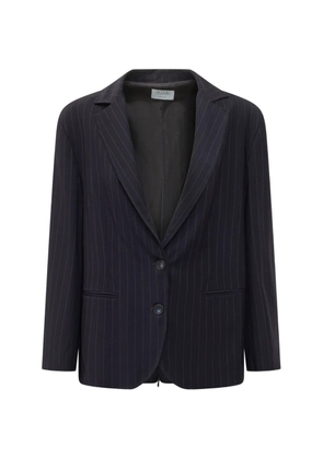 LE SULLY STUDIO pinstripe button jacket - Blue