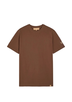 LIVE short-sleeved T-shirt - Brown