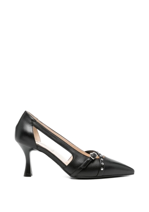 NERO GIARDINI studded-strap pumps - Black