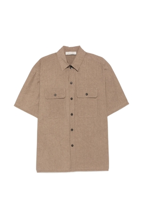 Qasimi patch-pocket shirt - Neutrals