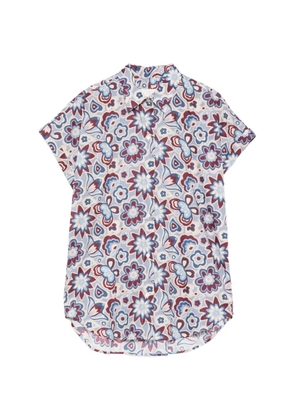 Xacus floral-print shirt - Blue