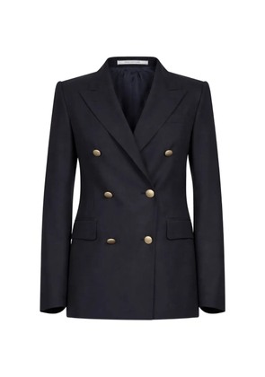 Tagliatore six-button peak-lapel blazer - Blue