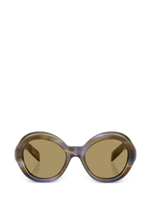 Prada Eyewear round-frame sunglasses - Brown