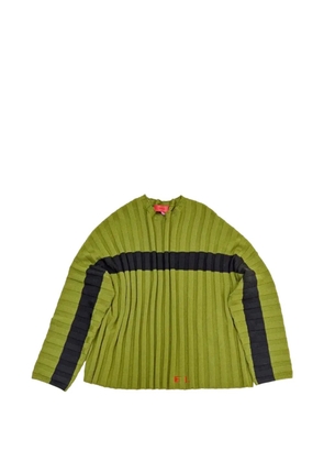 Eckhaus Latta Keyboard ribbed sweater - Green