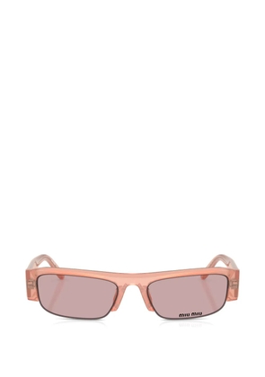 Miu Miu Eyewear rectangle-frame sunglasses - Pink