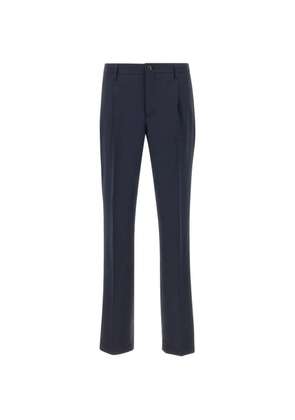 Pal Zileri front pleats button trousers - Blue