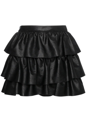 Stella McCartney tiered ruffle mini skirt - Black