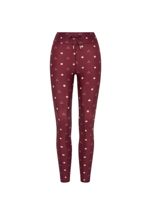 The Upside bandhani-print leggings - Red