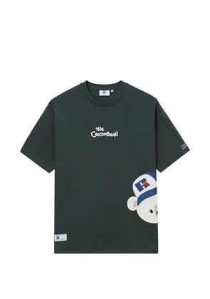 CHOCOOLATE bear logo T-shirt - Green