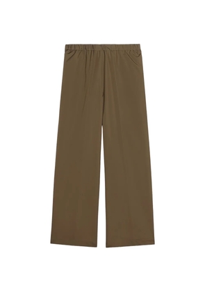 ASPESI elasticated cotton trousers - Green