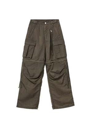 CamperLab zip cargo trousers - Green