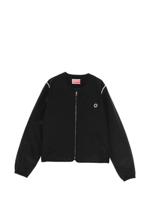 Kenzo Bloke Flower 2.0 zip logo jacket - Black