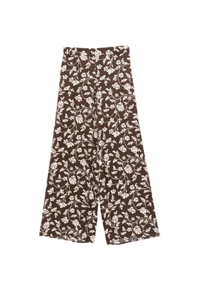 Pennyblack floral-pattern trousers - Brown