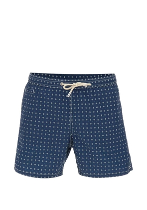 MC2 Saint Barth paisley polka-dot swim shorts - Blue