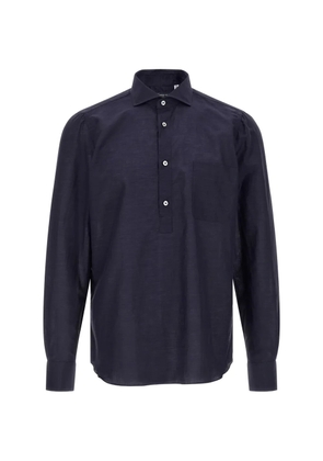 Finamore 1925 Napoli breast pocket shirt - Blue