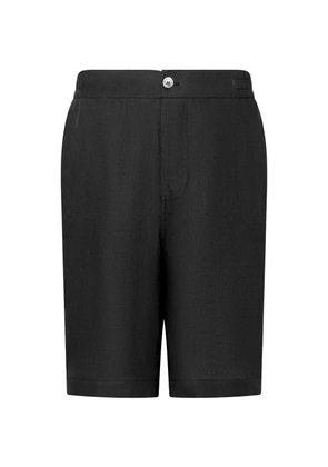 FRANZESE COLLECTION elasticated waistband shorts - Black