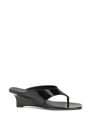 Stuart Weitzman Vinnie wedge sandals - Black