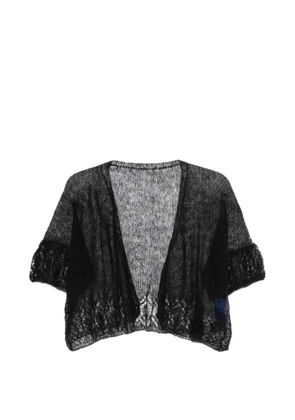 Mes Demoiselles ruffled hanan cardigan - Black